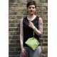Evanna Clip Bag With Floor Apple Green Leather