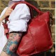 Bach Small Tote Bag Red Leather