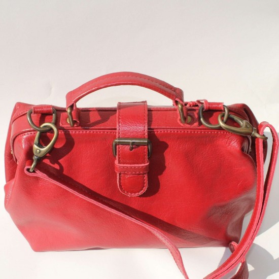 Minidoc Doctor Bag Red Leather