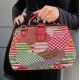 Doctor Bag Tapestry and Leather Red Multicolour