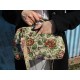 Minidoc  Doctor Bag Tapestry and Leather Wild Flower Meadow