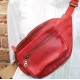 Bum Bag Fanny Pack Double Zip Red