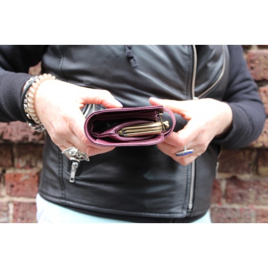 Big Fat Clip Wallet Purple