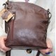 Marina Dark Brown Leather Cross body Handbag
