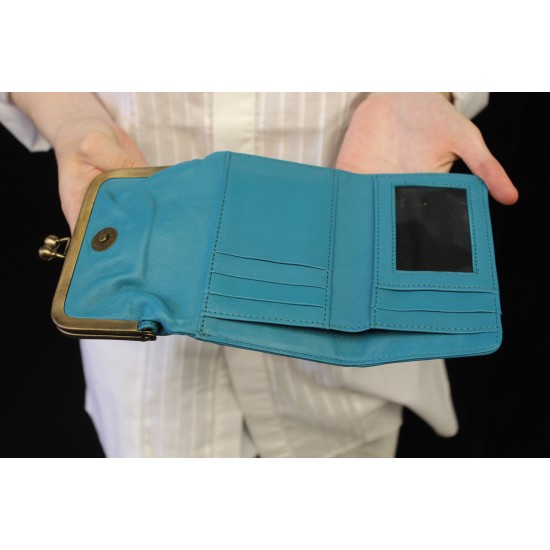 Evanna Small Clip Wallet turquoise 
