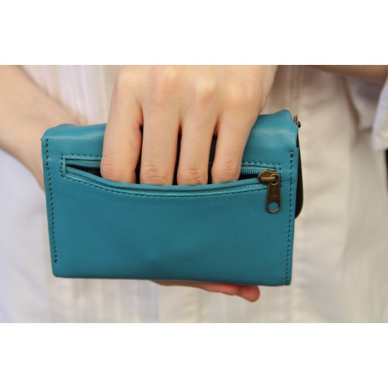 Evanna Small Clip Wallet turquoise 