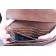 German Leather Wallet Brown