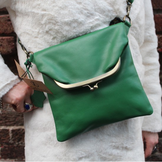 Dublin Mini Clasp bag Irish green 