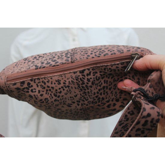 Patch bum bag Leopard Print