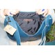 Bobby Large Slouchy Sling bag blue leather front bag