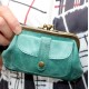 Amy Turquoise Distressed Coin Purse 