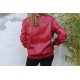 Bomber Jacket Zipped Red 