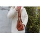 Kate Kiss Lock bag brown medium 