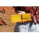 Large Tiny Wallet Yellow Leather
