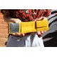 Large Tiny Wallet Yellow Leather