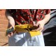 Large Tiny Wallet Yellow Leather