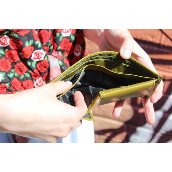 Large Tiny Light Green Wallet
