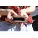 Large Tiny Leopard Print Leather Wallet
