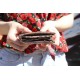 Large Tiny Leopard Print Leather Wallet