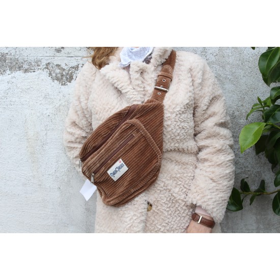 Giant Corduroy Bum Bag Fanny Pack