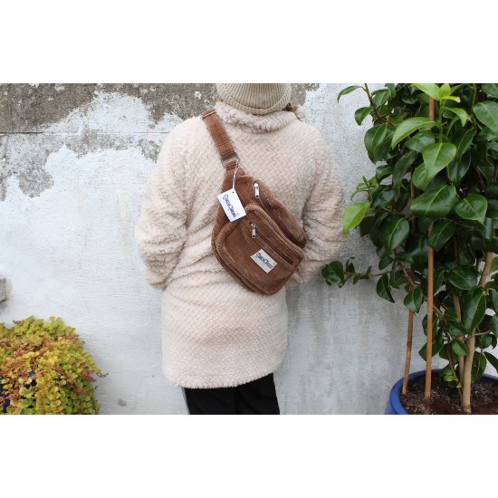 Giant Corduroy Bum Bag Fanny Pack