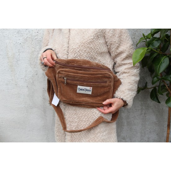 Giant Corduroy Bum Bag Fanny Pack