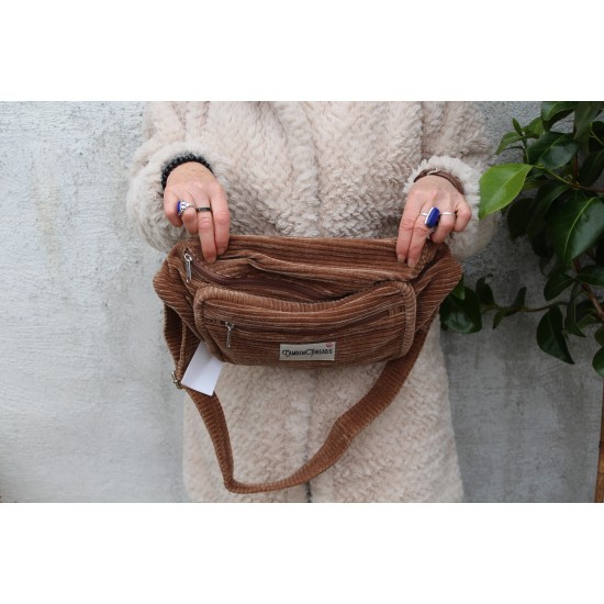 Giant Corduroy Bum Bag Fanny Pack