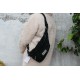 Giant Corduroy Bum Bag Bottle Green