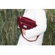 Red corduroy Bum Bag Belfast