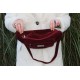 Red corduroy Bum Bag Belfast