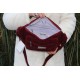 Red corduroy Bum Bag Belfast