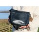 Isabelle saddle bag navy leather