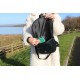 Isabelle saddle bag navy leather