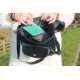 Isabelle saddle bag navy leather