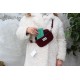 Mini fanny pack Sweetpea Red Corduroy