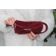 Mini fanny pack Sweetpea Red Corduroy
