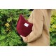 Corduroy Hobo Tote Sling Slouch Cross body red