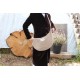 Bobby Half Moon Large Corduroy Bag Beige