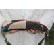 Double zip bum bag patchwork cord 