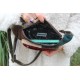 Double zip bum bag patchwork cord 