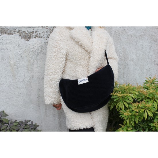 Bobby large navy corduroy