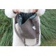 Ashbury grey corduroy Hobo Bag