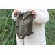 Ashbury khaki corduroy hobo bag
