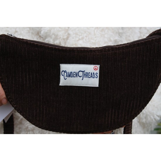 Bobby Brown Corduroy Half Moon Handbag