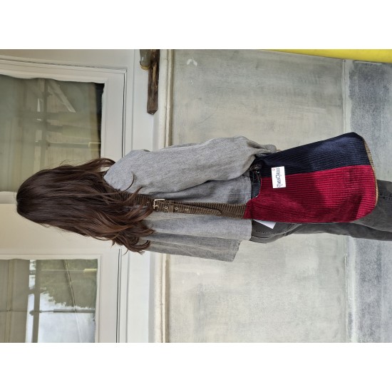 Ashbury Patchwork Corduroy Hobo Bag Ashbury Patchwork Corduroy Hobo Bag