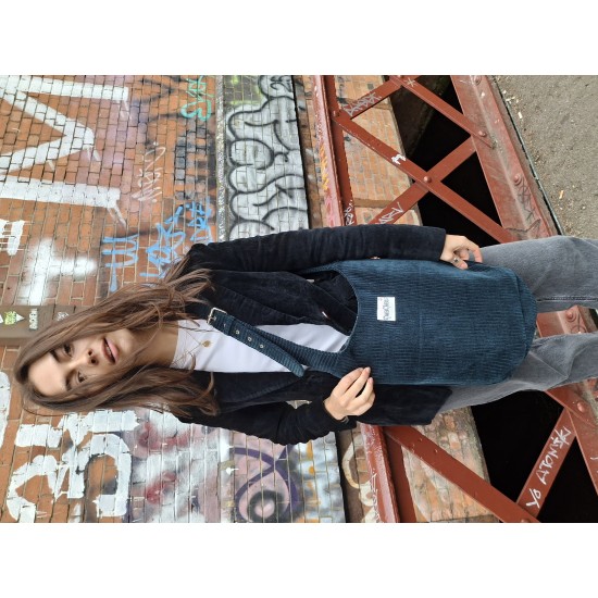 Ashbury Corduroy Hobo Hippie bag Peacock Blue Ashbury Corduroy Hobo Hippie bag Peacock Blue