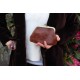 Miranda tan leather coin purse