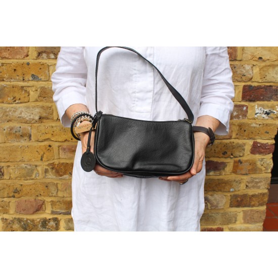 Edith mini shoulder bag black