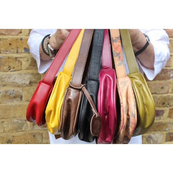 Edith Baguette Leather Brown