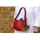  Red shoulder bag baguette
